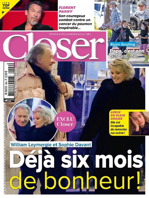 Détails du titre pour Closer France par Reworld Media Magazines - Disponible